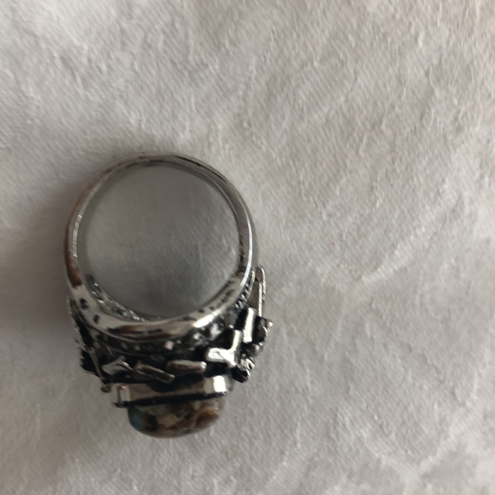 Multi colour stone ring - Picture 7 of 8